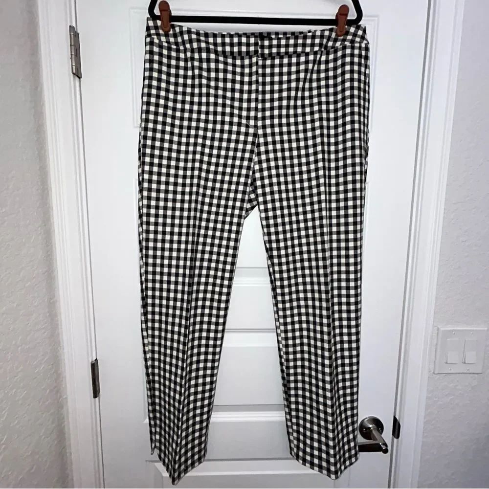 Talbots Gingham Hampshire Ankle Pants